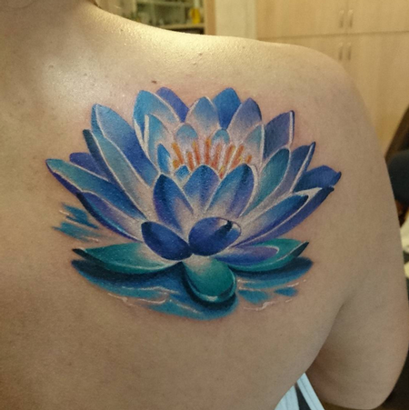 Tattoos - Blue Lotus - 114744